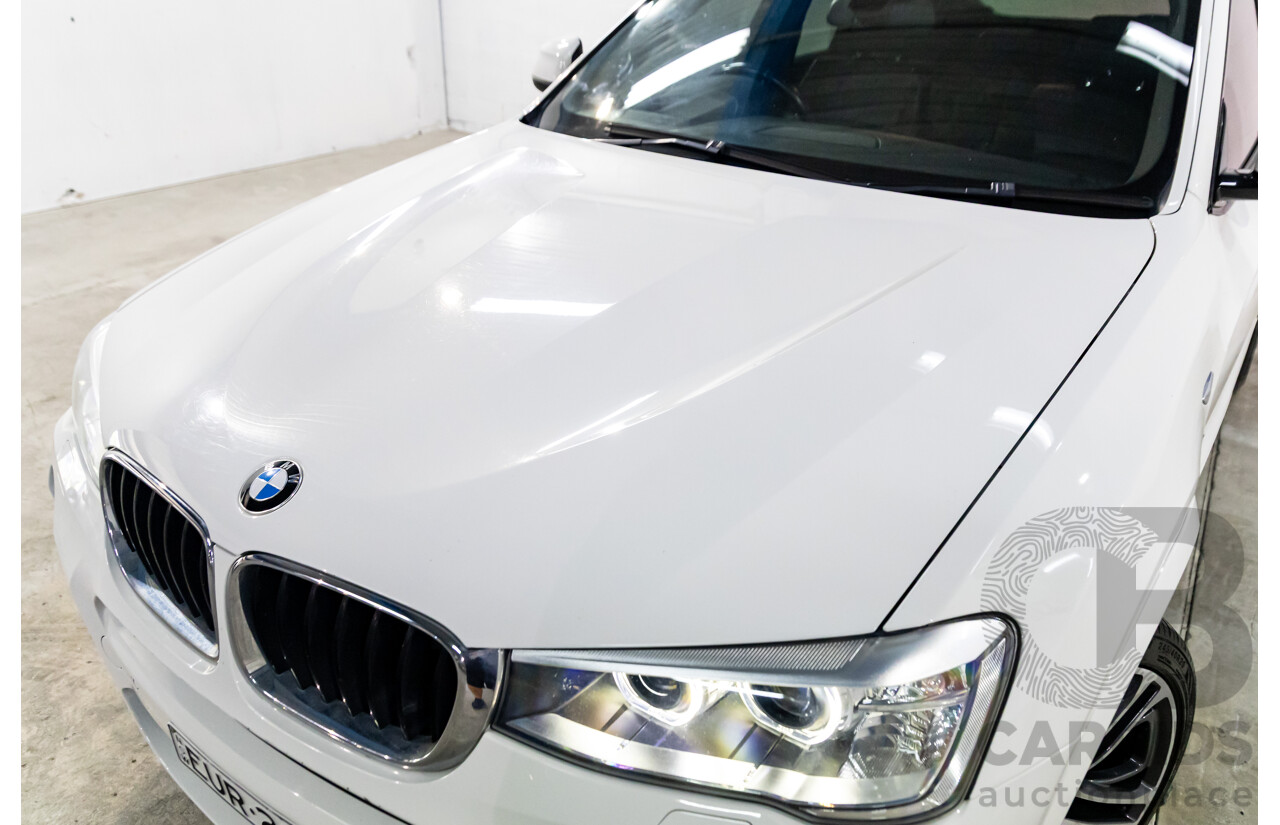 8/2014 BMW X4 Xdrive M Sport 20d F26 MY15 5d Coupe Alpine White Turbo Diesel 2.0L