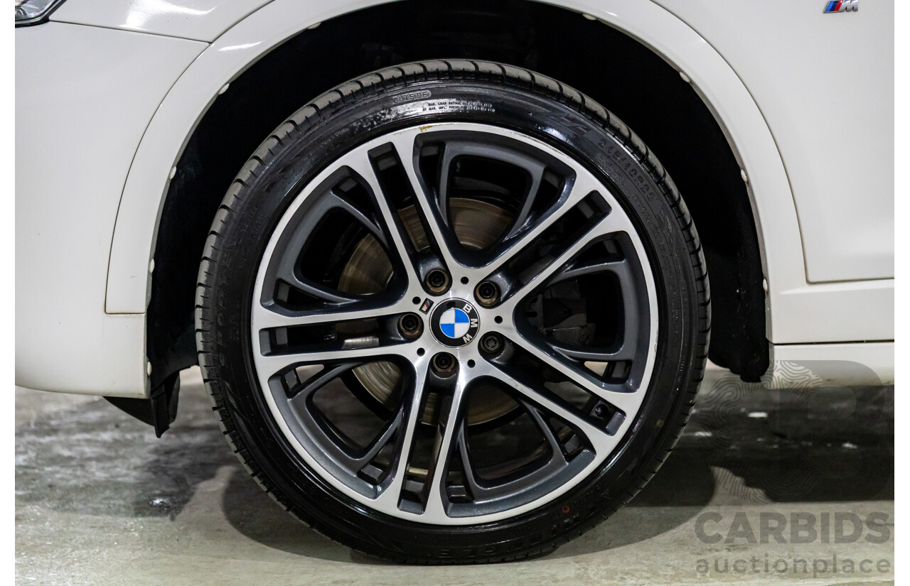 8/2014 BMW X4 Xdrive M Sport 20d F26 MY15 5d Coupe Alpine White Turbo Diesel 2.0L
