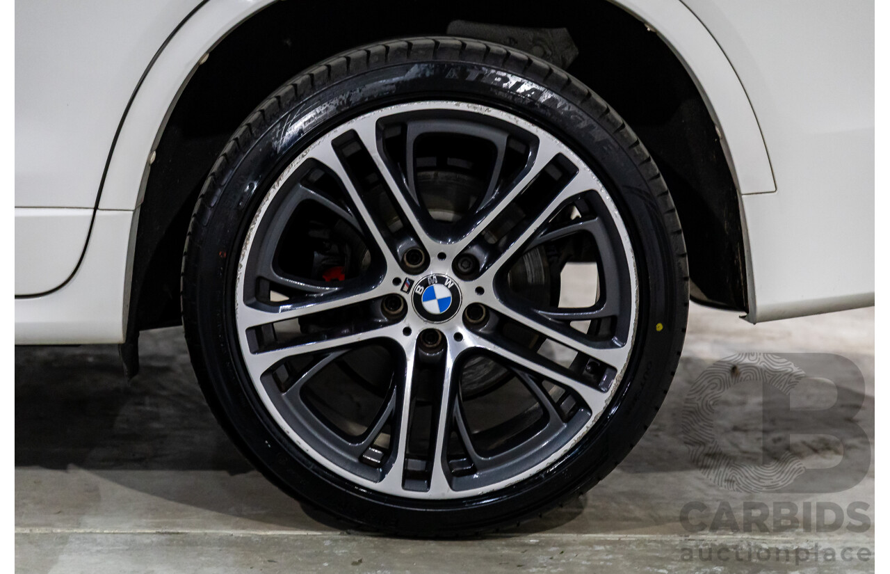 8/2014 BMW X4 Xdrive M Sport 20d F26 MY15 5d Coupe Alpine White Turbo Diesel 2.0L
