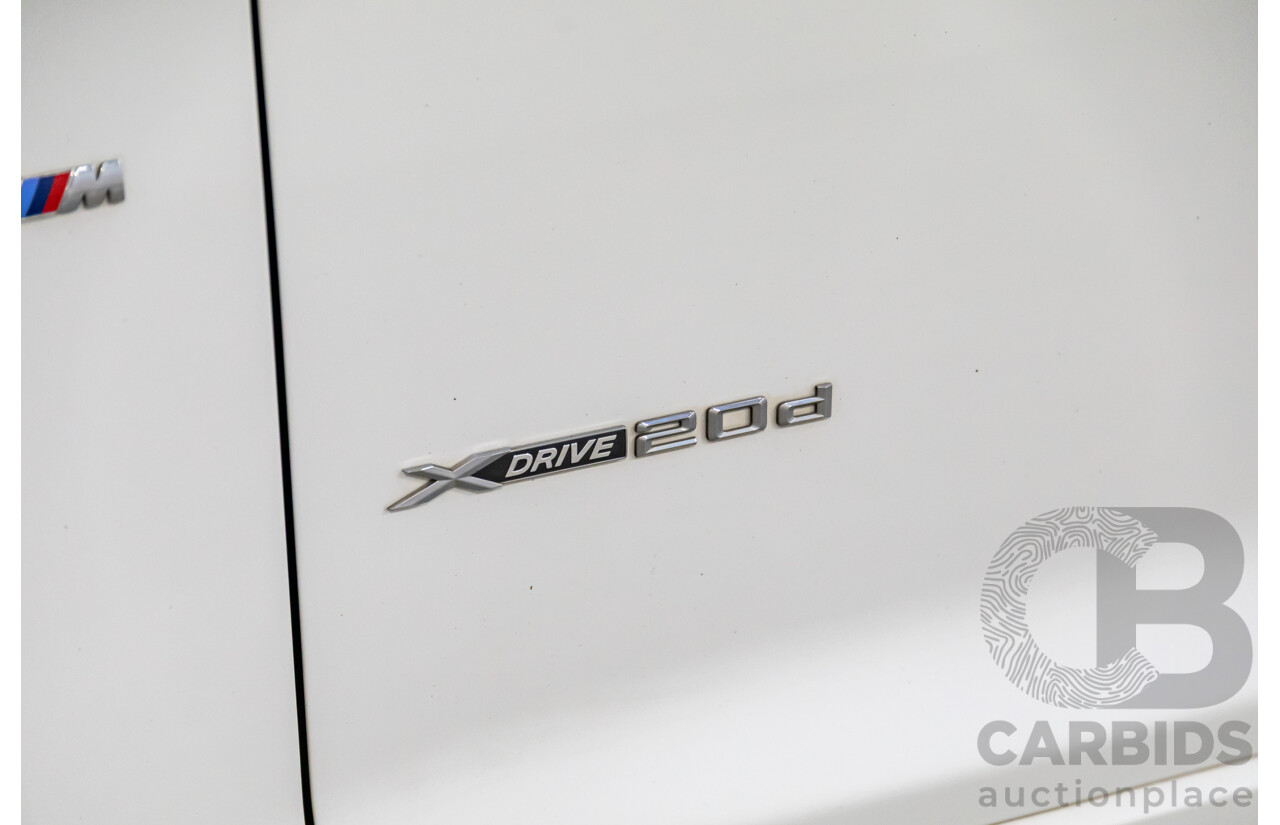 8/2014 BMW X4 Xdrive M Sport 20d F26 MY15 5d Coupe Alpine White Turbo Diesel 2.0L