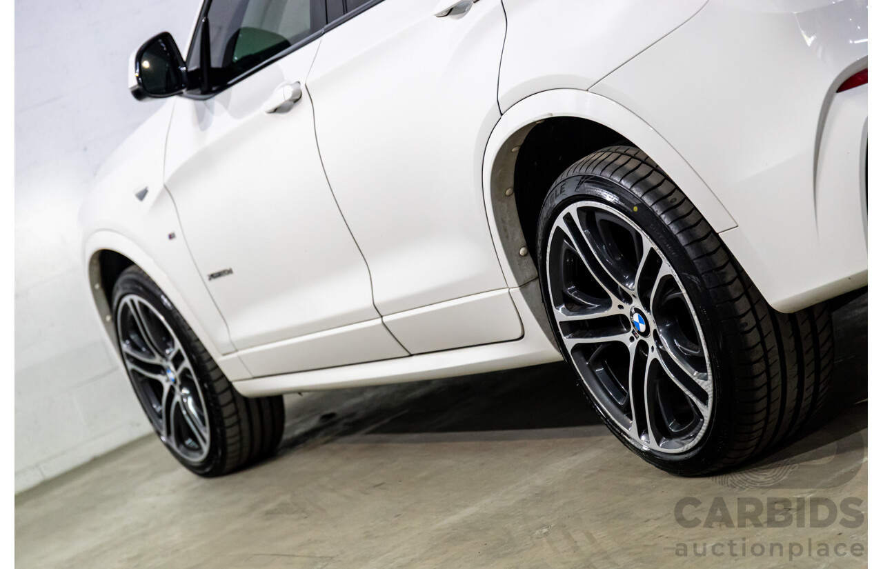 8/2014 BMW X4 Xdrive M Sport 20d F26 MY15 5d Coupe Alpine White Turbo Diesel 2.0L