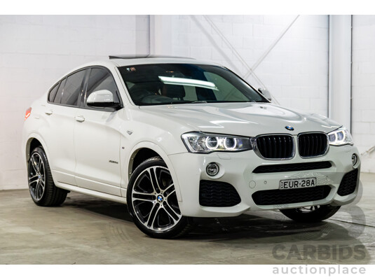 8/2014 BMW X4 Xdrive M Sport 20d F26 MY15 5d Coupe Alpine White Turbo Diesel 2.0L 8/2014 BMW X4 Xdrive M Sport 20d F26 MY15 5d Coupe Alpine White Turbo Diesel 2.0L