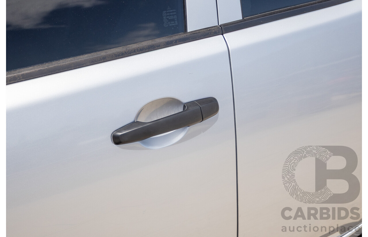 3/2015 Mitsubishi Triton GLX MN (4x4) MY15 Double Cab Utility Cool Silver Metallic Turbo Diesel 2.5L
