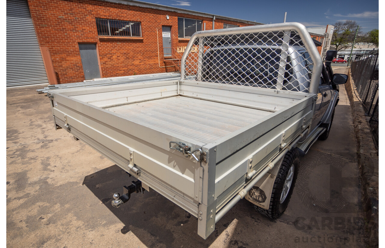 3/2015 Mitsubishi Triton GLX MN (4x4) MY15 Double Cab Utility Cool Silver Metallic Turbo Diesel 2.5L