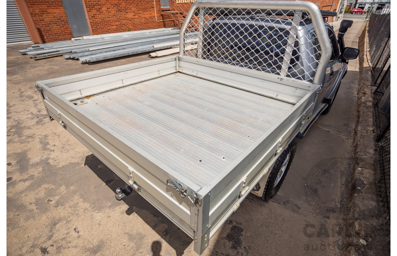 3/2015 Mitsubishi Triton GLX MN (4x4) MY15 Double Cab Utility Cool Silver Metallic Turbo Diesel 2.5L