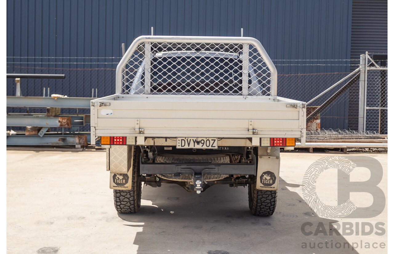 3/2015 Mitsubishi Triton GLX MN (4x4) MY15 Double Cab Utility Cool Silver Metallic Turbo Diesel 2.5L