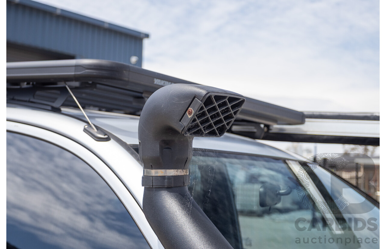 3/2015 Mitsubishi Triton GLX MN (4x4) MY15 Double Cab Utility Cool Silver Metallic Turbo Diesel 2.5L