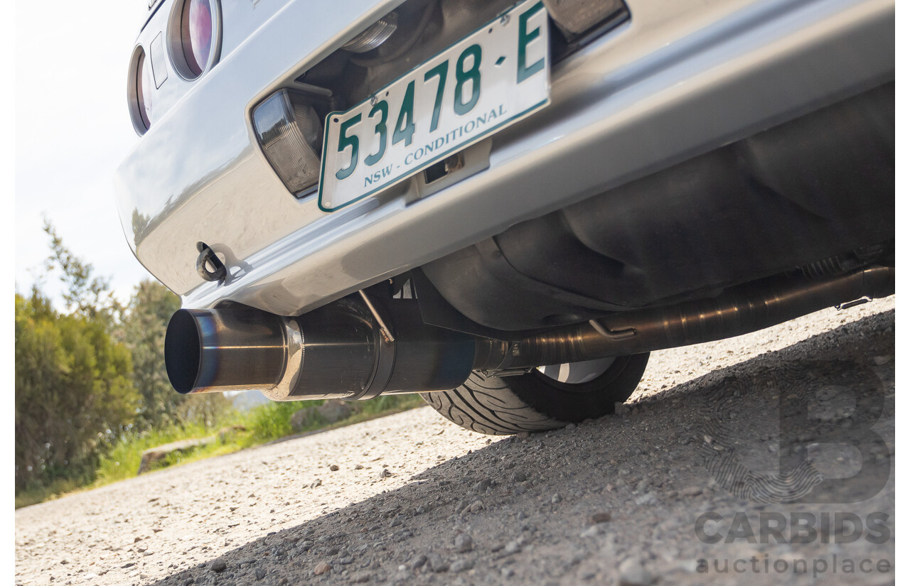 11/1989 Nissan Skyline GT-R Series 1 (AWD) BNR32 2d Coupe Silver Single Turbo 2.8L - Modified 493kw