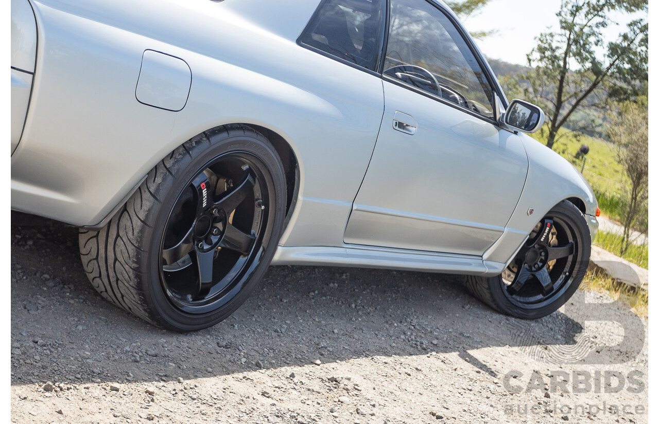 11/1989 Nissan Skyline GT-R Series 1 (AWD) BNR32 2d Coupe Silver Single Turbo 2.8L - Modified 493kw