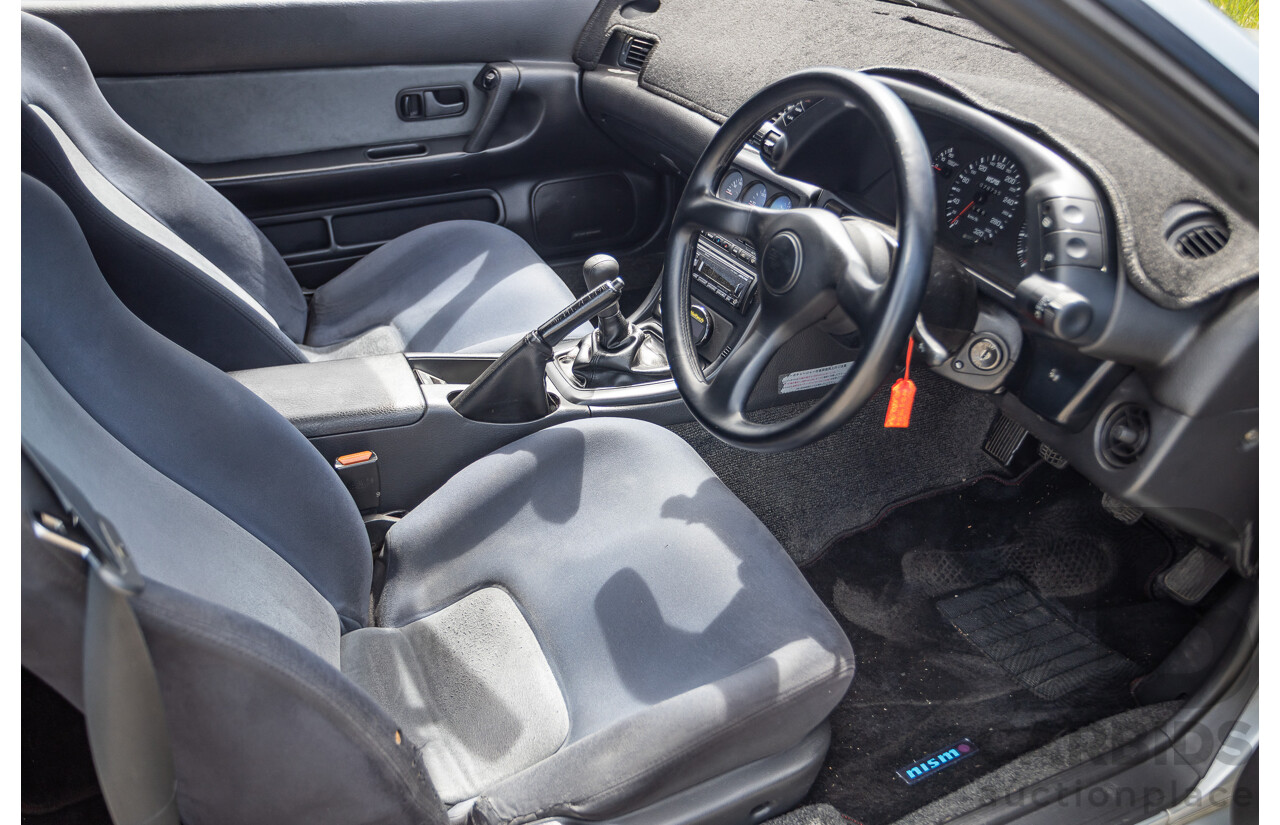 11/1989 Nissan Skyline GT-R Series 1 (AWD) BNR32 2d Coupe Silver Single Turbo 2.8L - Modified 493kw