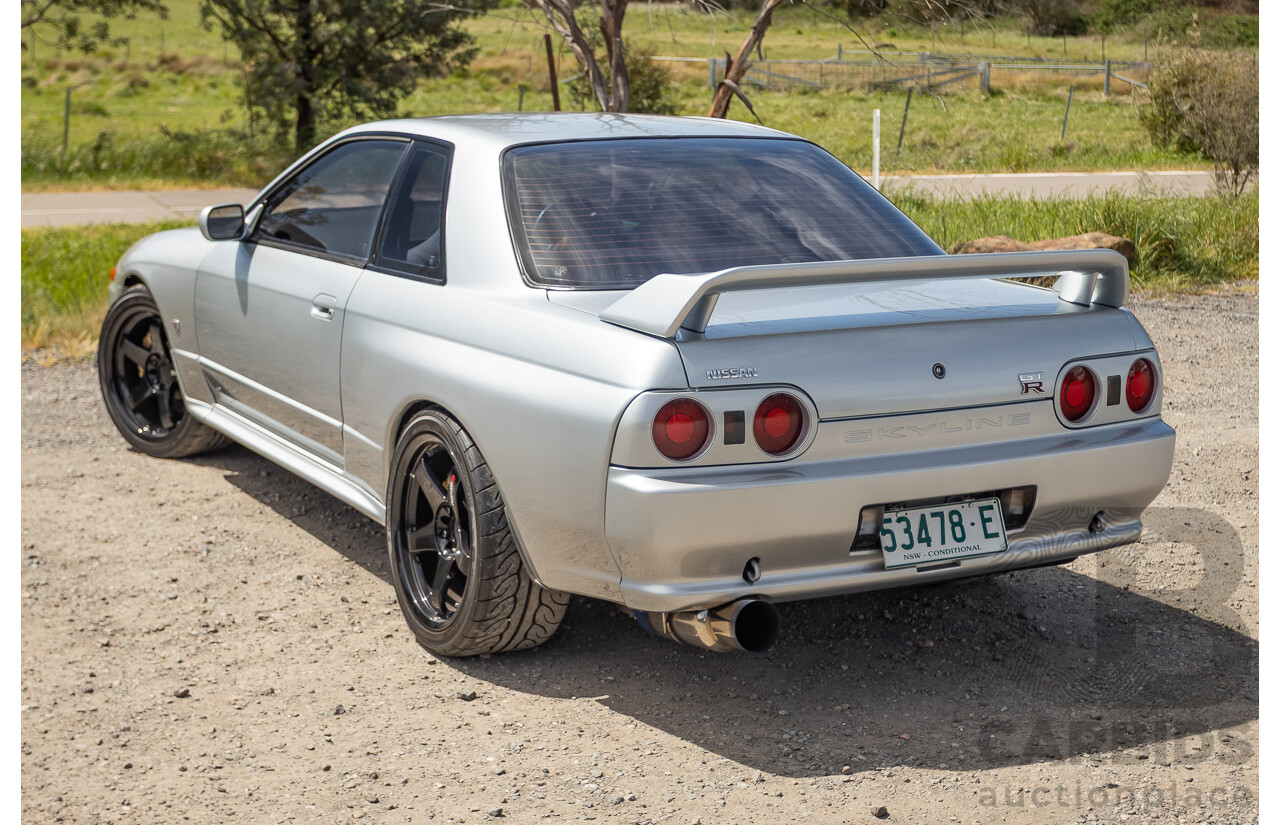 11/1989 Nissan Skyline GT-R Series 1 (AWD) BNR32 2d Coupe Silver Single Turbo 2.8L - Modified 493kw