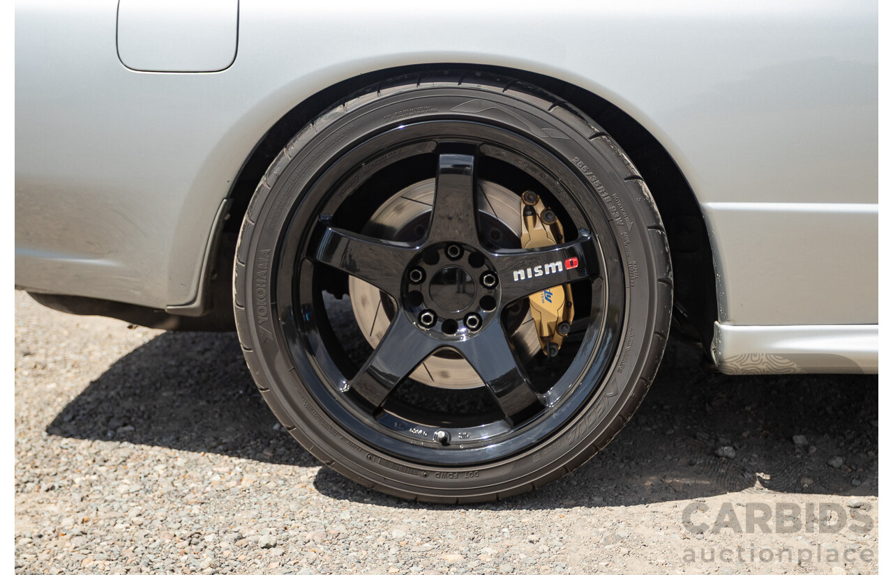 11/1989 Nissan Skyline GT-R Series 1 (AWD) BNR32 2d Coupe Silver Single Turbo 2.8L - Modified 493kw