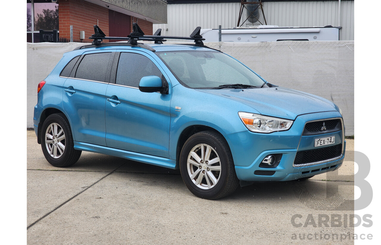 1/2011 Mitsubishi ASX Aspire (4wd) XA 4d Wagon Blue 1.8L