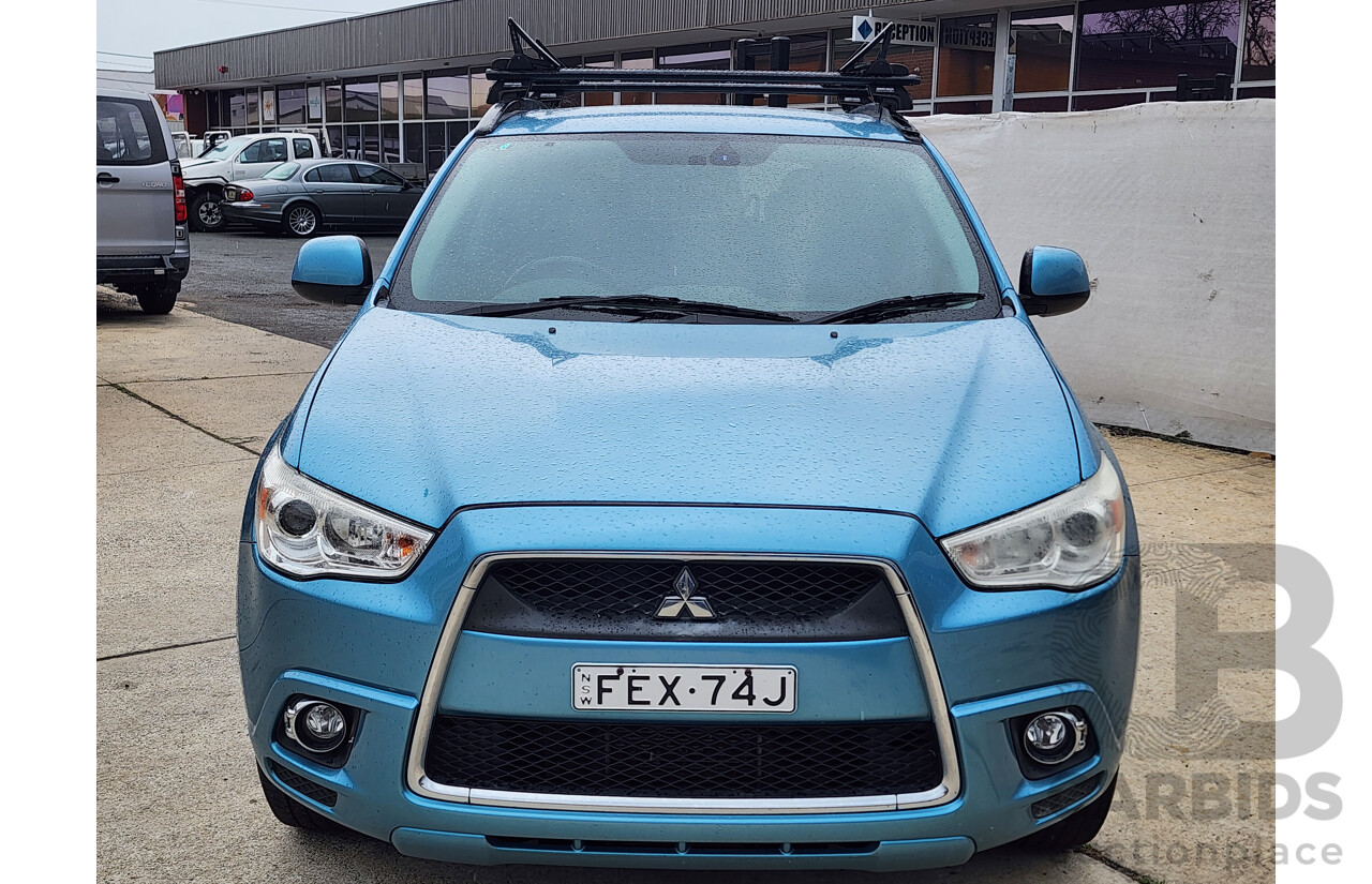 1/2011 Mitsubishi ASX Aspire (4wd) XA 4d Wagon Blue 1.8L