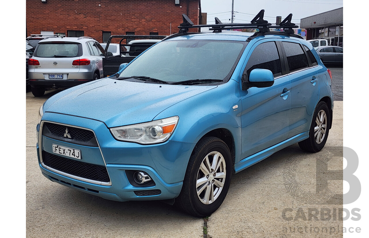 1/2011 Mitsubishi ASX Aspire (4wd) XA 4d Wagon Blue 1.8L