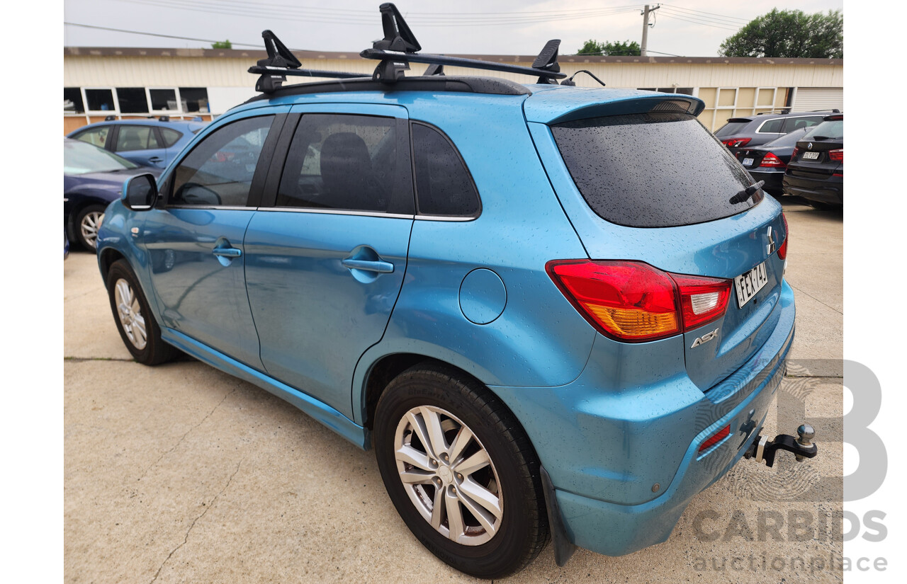 1/2011 Mitsubishi ASX Aspire (4wd) XA 4d Wagon Blue 1.8L