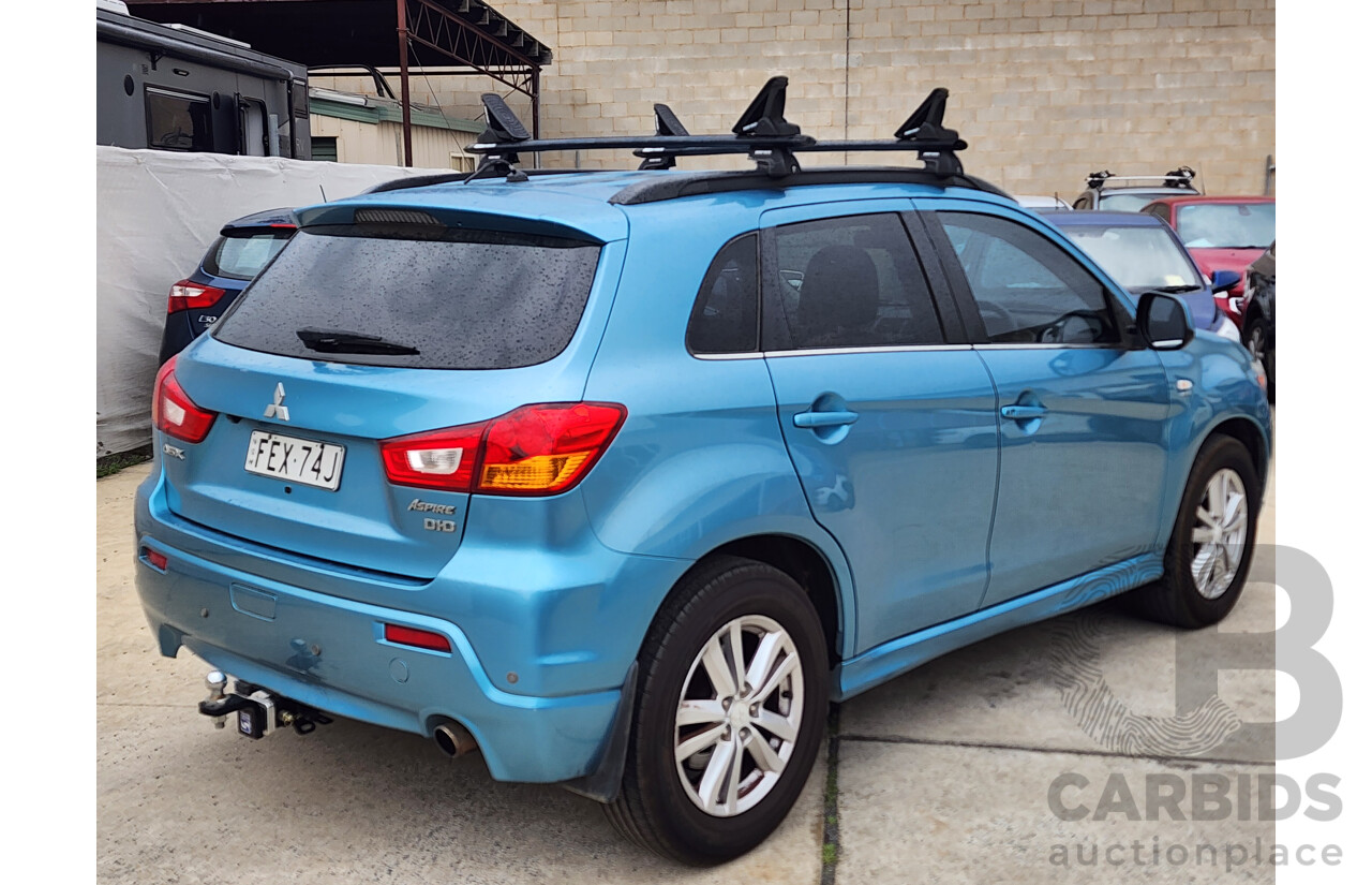 1/2011 Mitsubishi ASX Aspire (4wd) XA 4d Wagon Blue 1.8L