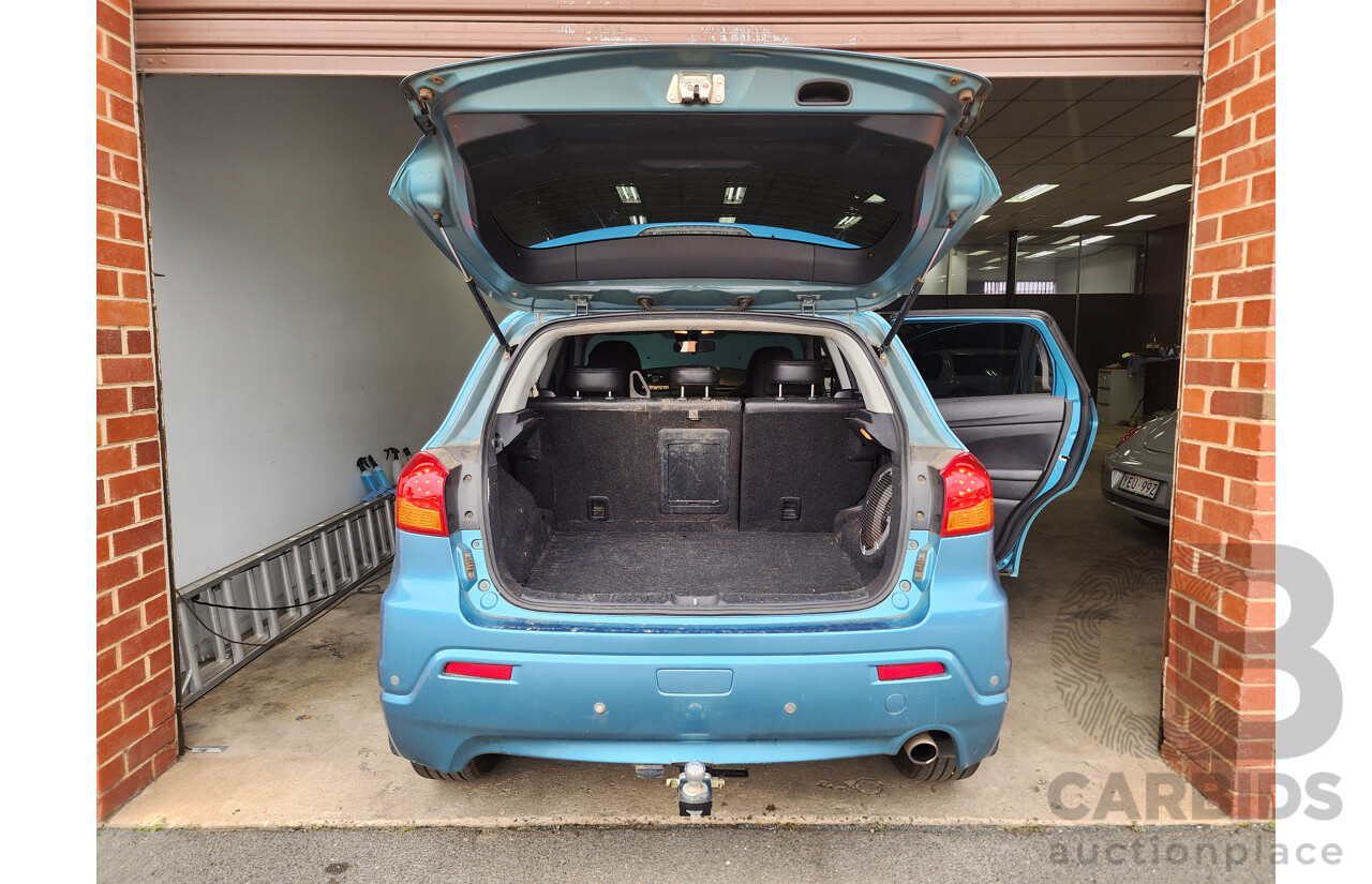 1/2011 Mitsubishi ASX Aspire (4wd) XA 4d Wagon Blue 1.8L