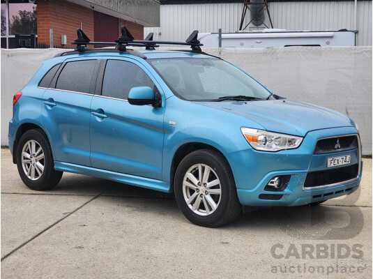 1/2011 Mitsubishi ASX Aspire (4wd) XA 4d Wagon Blue 1.8L