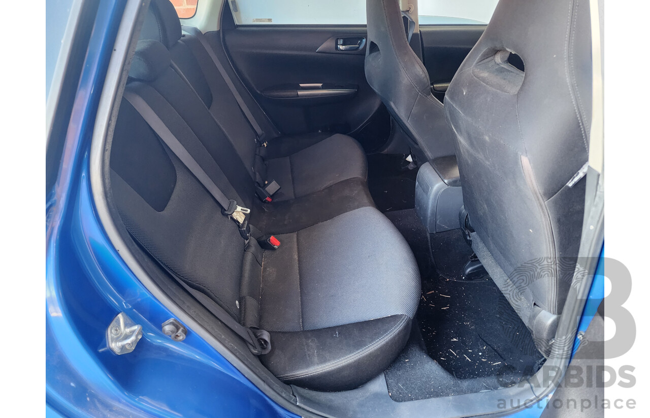 2/2008 Subaru Impreza WRX (awd) MY08 5d Hatchback Blue 2.5L