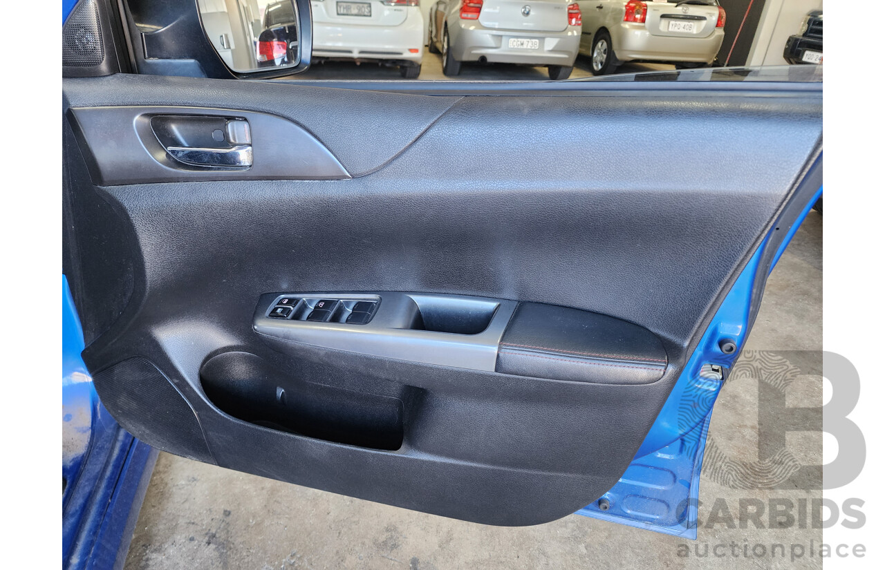 2/2008 Subaru Impreza WRX (awd) MY08 5d Hatchback Blue 2.5L