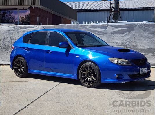 2/2008 Subaru Impreza WRX (awd) MY08 5d Hatchback Blue 2.5L