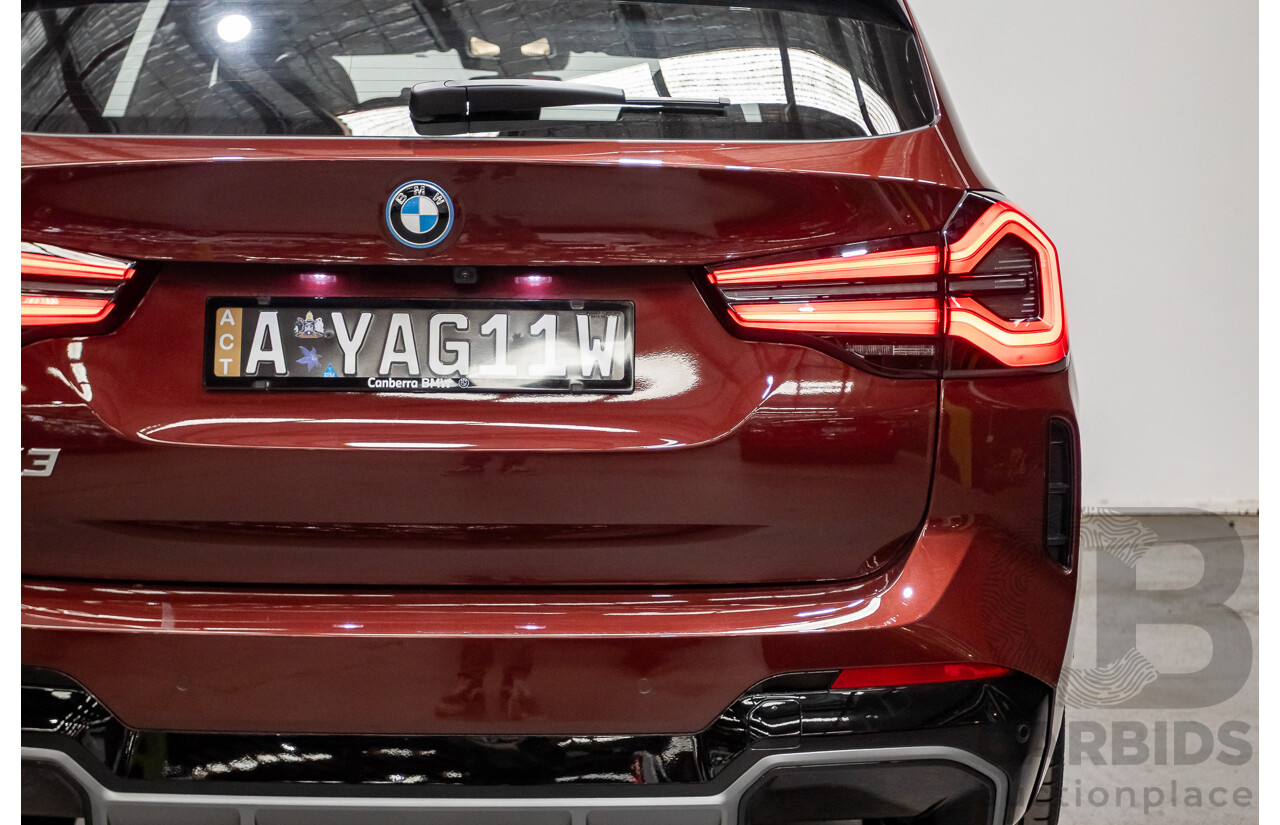 04/2024 BMW IX3 M-Sport G08 4D Wagon Piemont Red 210kW