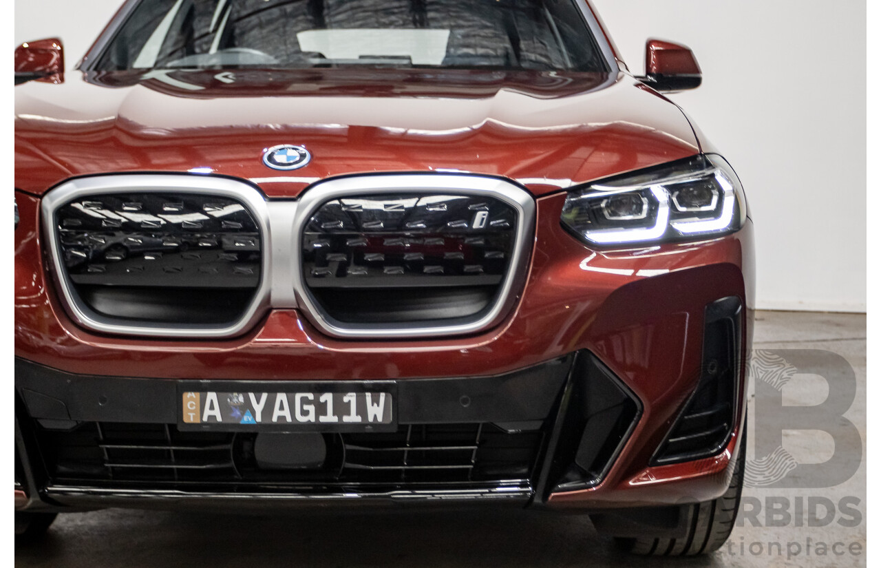 04/2024 BMW IX3 M-Sport G08 4D Wagon Piemont Red 210kW