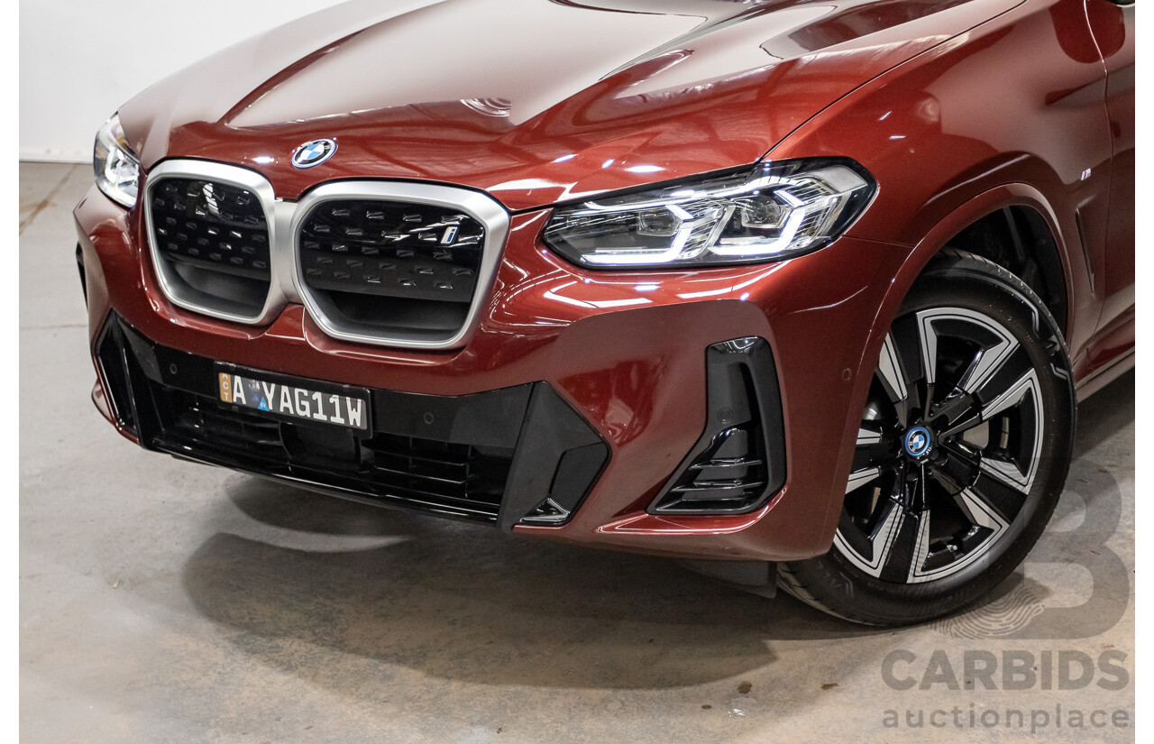 04/2024 BMW IX3 M-Sport G08 4D Wagon Piemont Red 210kW