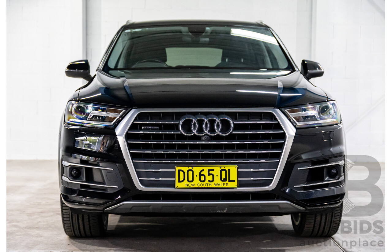 11/2016 Audi Q7 3.0 TDI Quattro (200kW AWD) 4M MY17 4d Wagon Night Black Turbo Diesel 3.0L