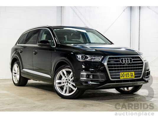 11/2016 Audi Q7 3.0 TDI Quattro (200kW AWD) 4M MY17 4d Wagon Night Black Turbo Diesel 3.0L 11/2016 Audi Q7 3.0 TDI Quattro (200kW AWD) 4M MY17 4d Wagon Night Black Turbo Diesel 3.0L