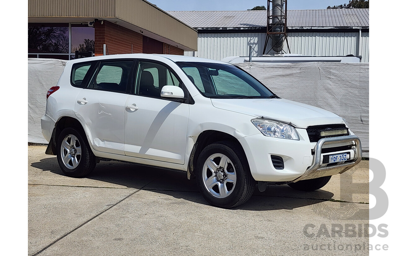 6/2011 Toyota Rav4 CV (4x4) ACA33R 08 UPGRADE 4d Wagon White 2.4L
