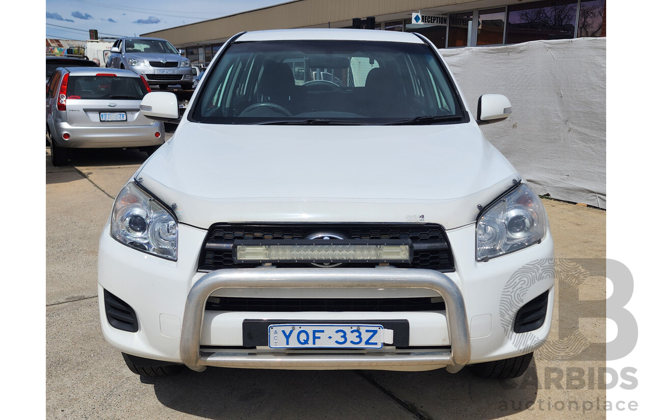 6/2011 Toyota Rav4 CV (4x4) ACA33R 08 UPGRADE 4d Wagon White 2.4L