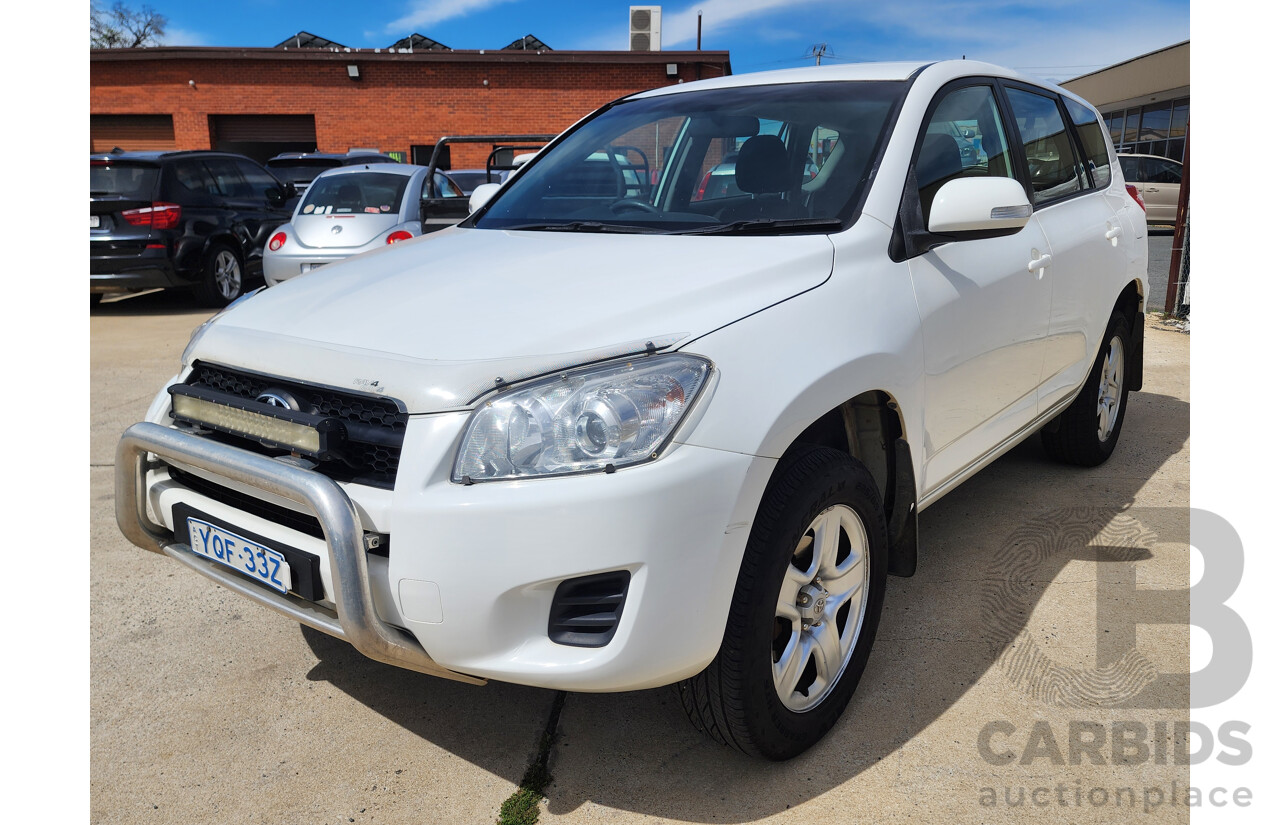 6/2011 Toyota Rav4 CV (4x4) ACA33R 08 UPGRADE 4d Wagon White 2.4L