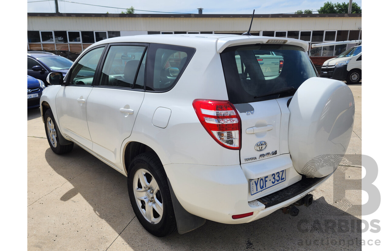 6/2011 Toyota Rav4 CV (4x4) ACA33R 08 UPGRADE 4d Wagon White 2.4L