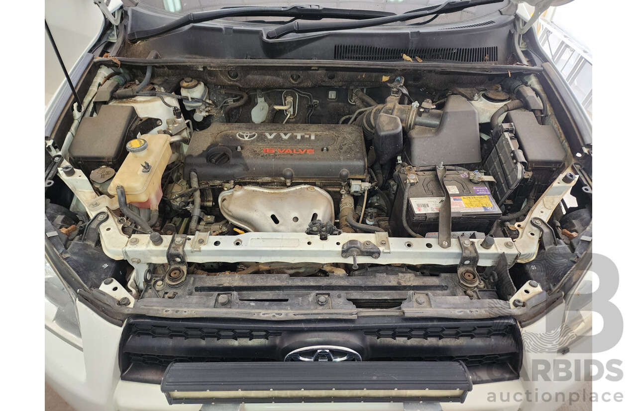 6/2011 Toyota Rav4 CV (4x4) ACA33R 08 UPGRADE 4d Wagon White 2.4L