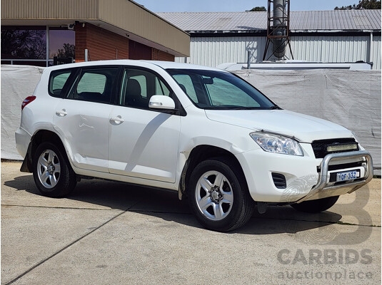 6/2011 Toyota Rav4 CV (4x4) ACA33R 08 UPGRADE 4d Wagon White 2.4L