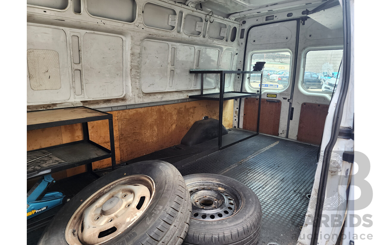 9/2008 Ford Transit HIGH (lwb) VM MY08 Van White 2.4L