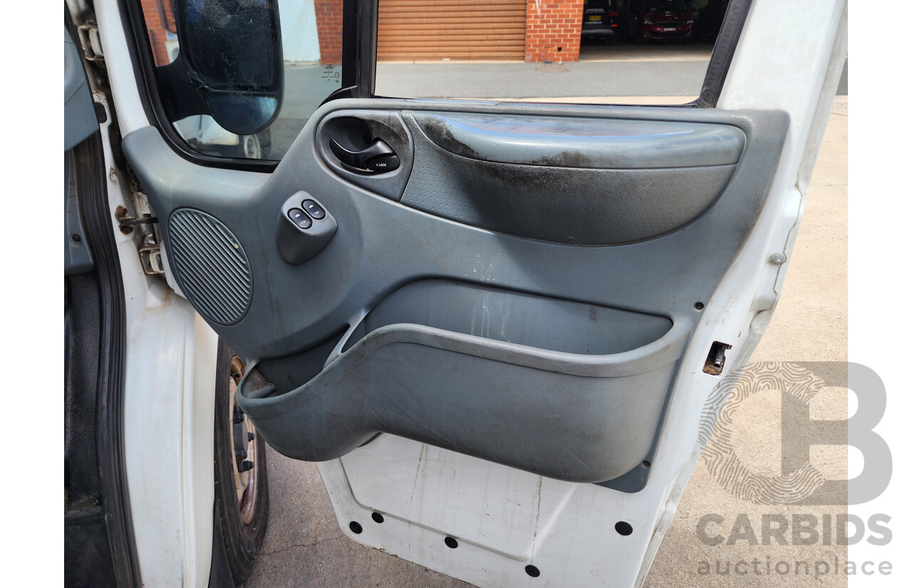 9/2008 Ford Transit HIGH (lwb) VM MY08 Van White 2.4L