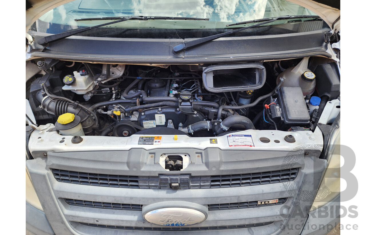 9/2008 Ford Transit HIGH (lwb) VM MY08 Van White 2.4L