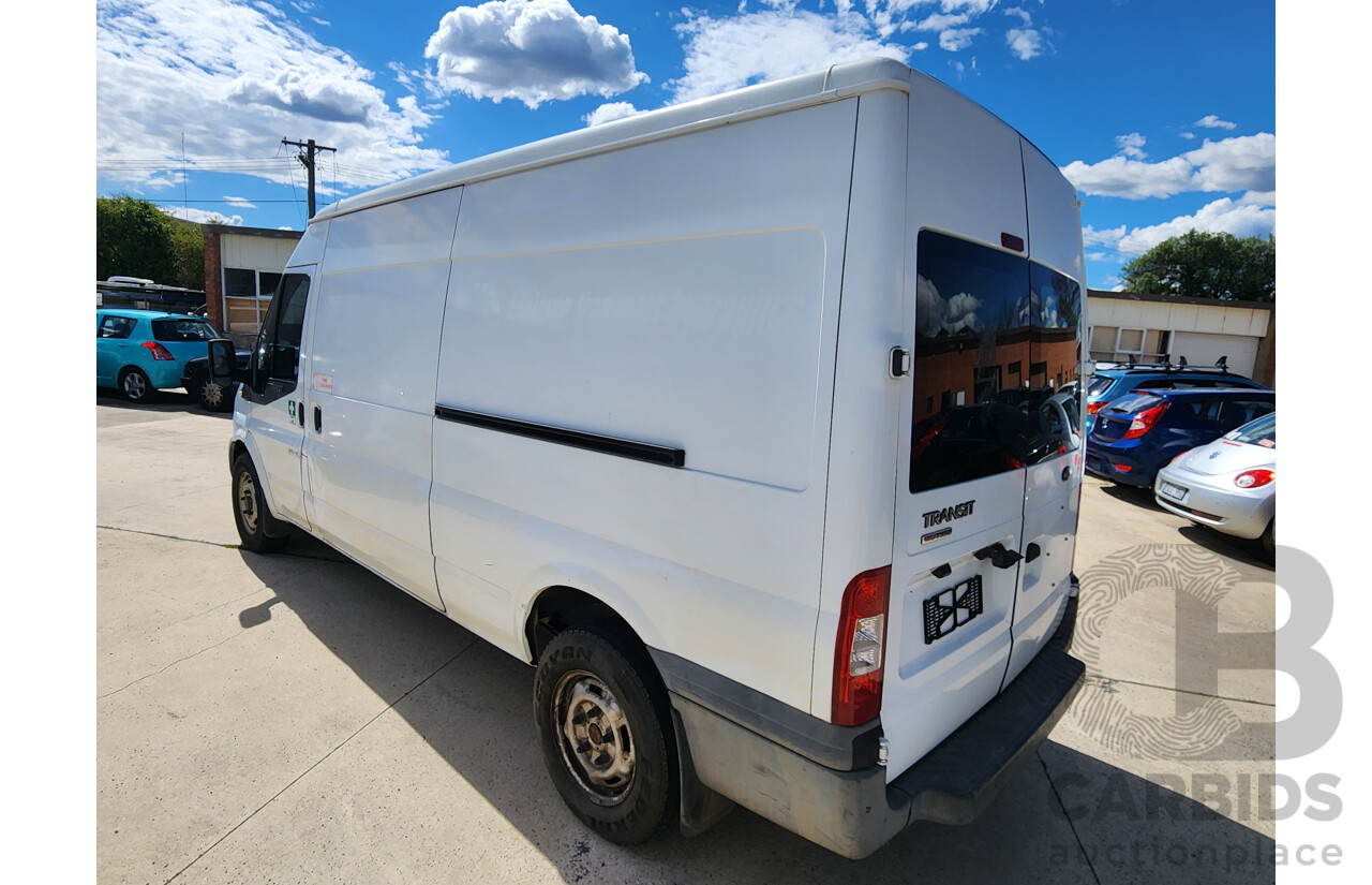 9/2008 Ford Transit HIGH (lwb) VM MY08 Van White 2.4L