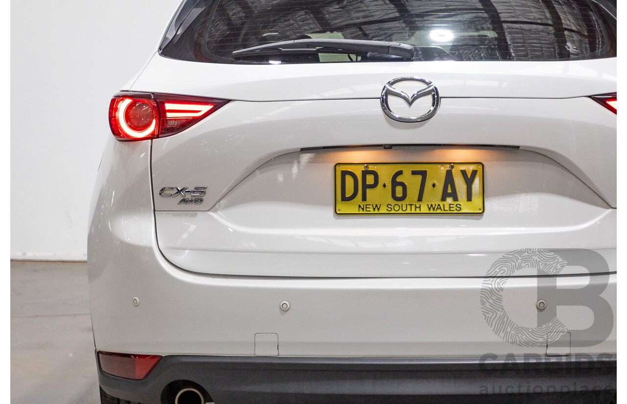 04/2017 Mazda Cx-5 Touring (4x4) MY17.5 (KF SERIES 2) 4D Wagon White Turbo Diesel 2.2L