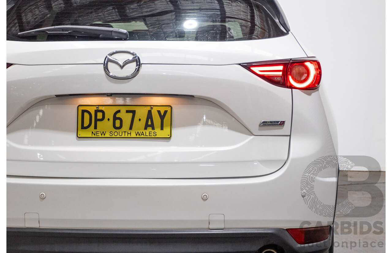 04/2017 Mazda Cx-5 Touring (4x4) MY17.5 (KF SERIES 2) 4D Wagon White Turbo Diesel 2.2L
