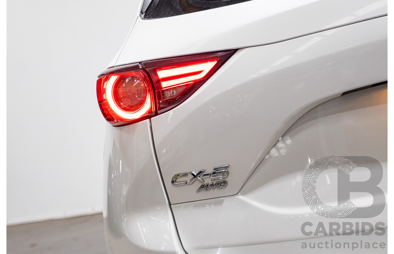 04/2017 Mazda Cx-5 Touring (4x4) MY17.5 (KF SERIES 2) 4D Wagon White Turbo Diesel 2.2L