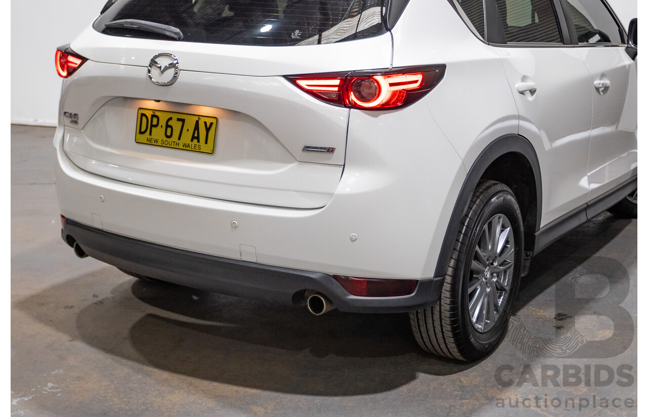 04/2017 Mazda Cx-5 Touring (4x4) MY17.5 (KF SERIES 2) 4D Wagon White Turbo Diesel 2.2L