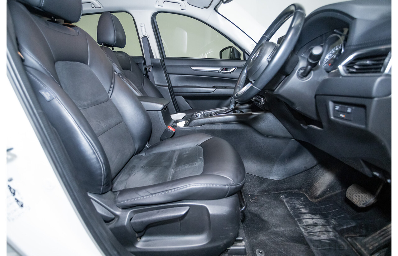 04/2017 Mazda Cx-5 Touring (4x4) MY17.5 (KF SERIES 2) 4D Wagon White Turbo Diesel 2.2L