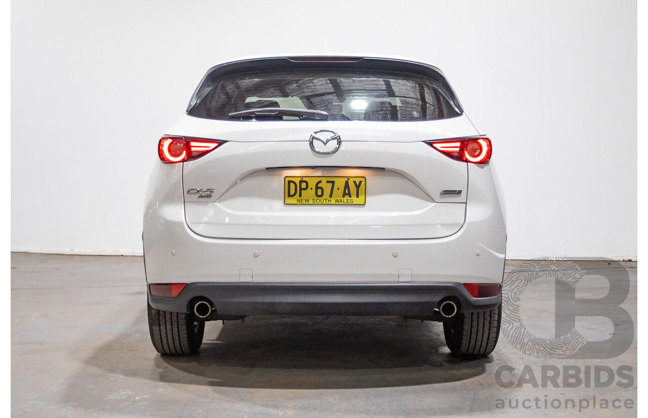 04/2017 Mazda Cx-5 Touring (4x4) MY17.5 (KF SERIES 2) 4D Wagon White Turbo Diesel 2.2L