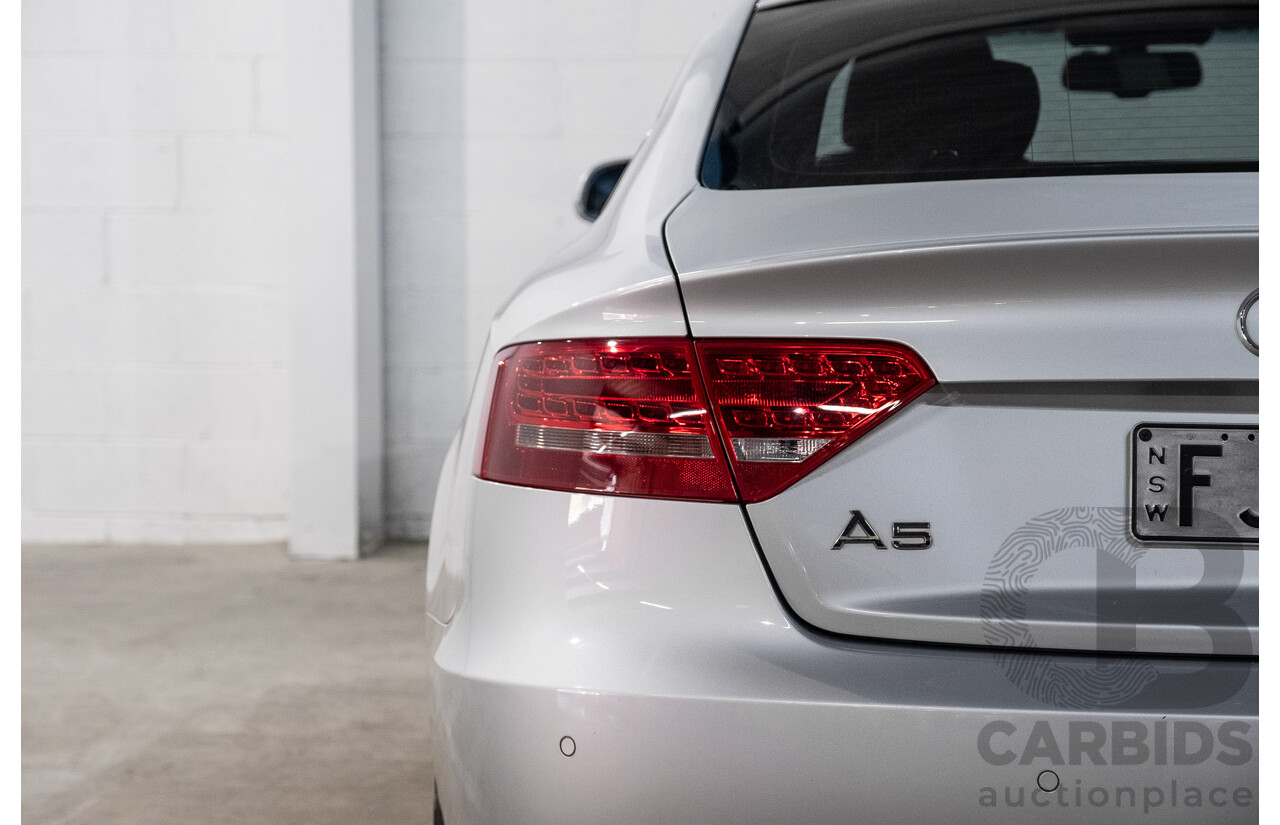 9/2011 Audi A5 Sportback 2.0 TFSI Quattro 8T MY13 5d Hatchback Ice Silver Metallic Turbo 2.0L