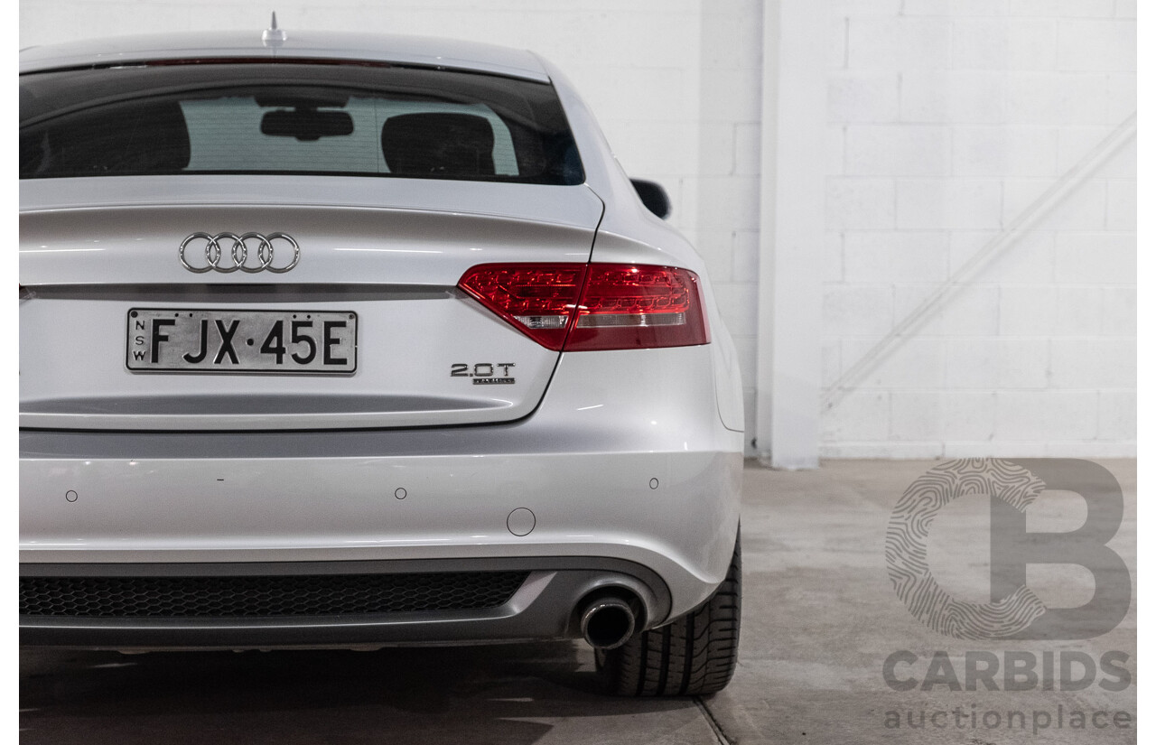 9/2011 Audi A5 Sportback 2.0 TFSI Quattro 8T MY13 5d Hatchback Ice Silver Metallic Turbo 2.0L
