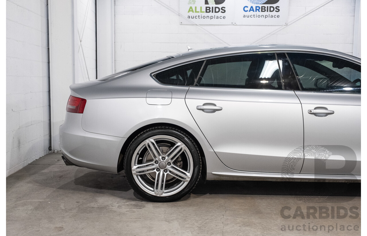 9/2011 Audi A5 Sportback 2.0 TFSI Quattro 8T MY13 5d Hatchback Ice Silver Metallic Turbo 2.0L